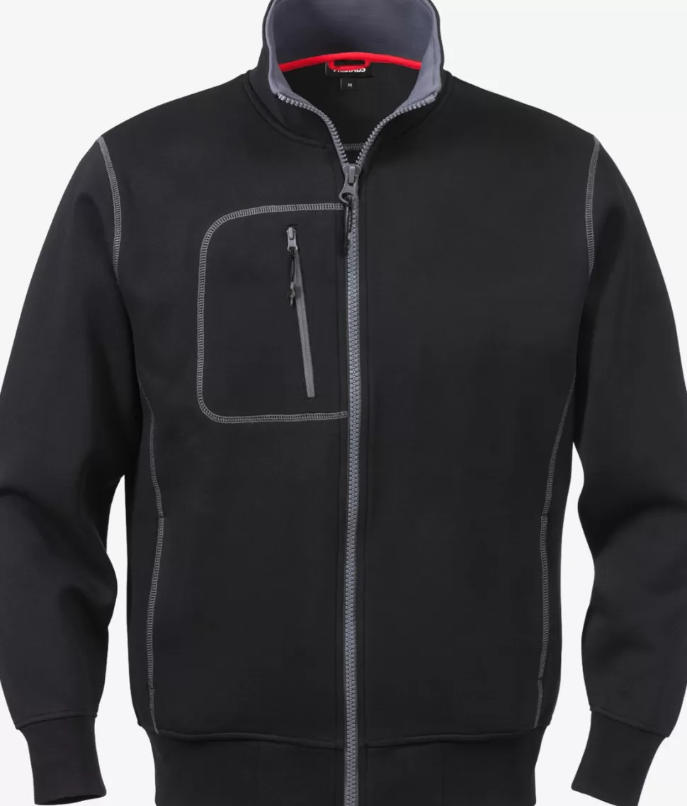 Herren Fristads Sweatshirts | Sweatshirts<Acode Sweatjacke 1747 DF