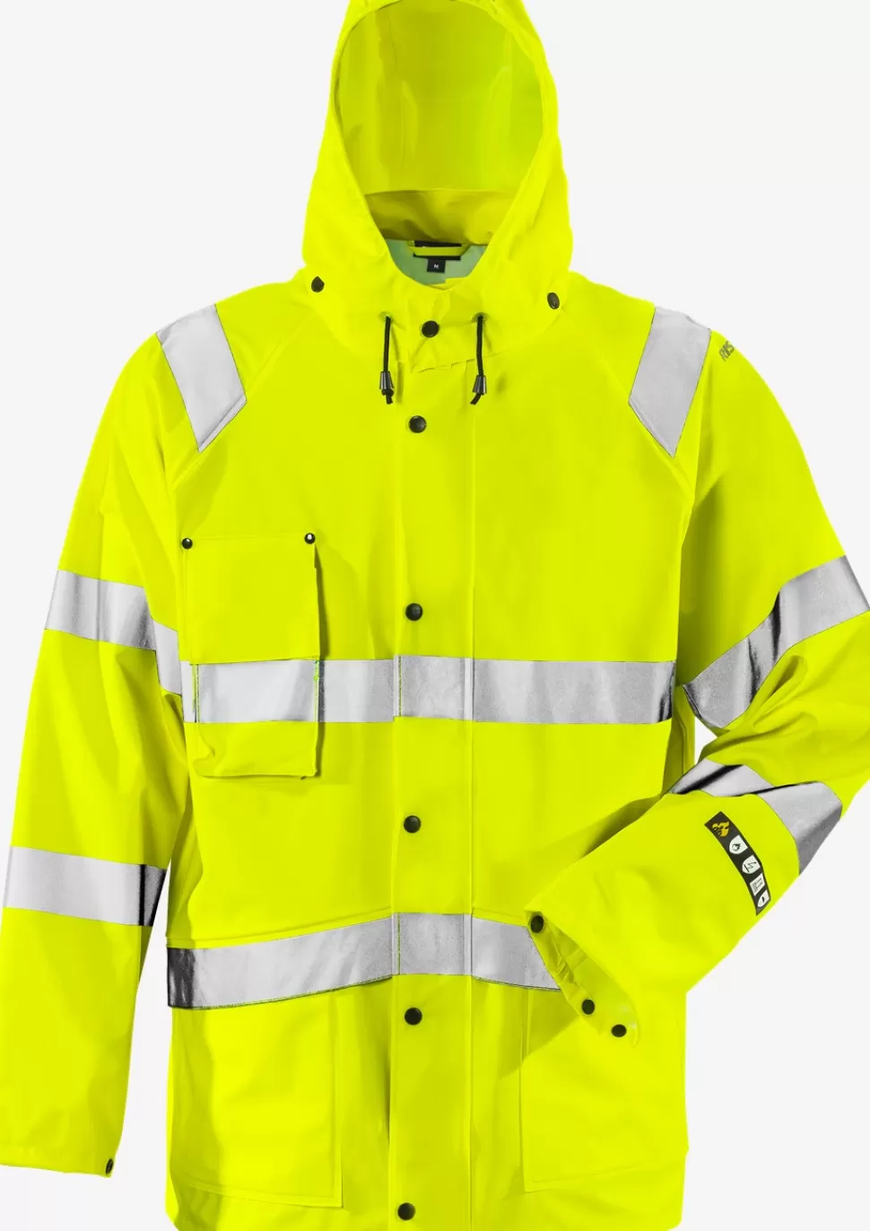 Herren Fristads Arbeitsjacken | Jacken<Flame High Vis Regenjacke Kl. 3 4845 RSHF