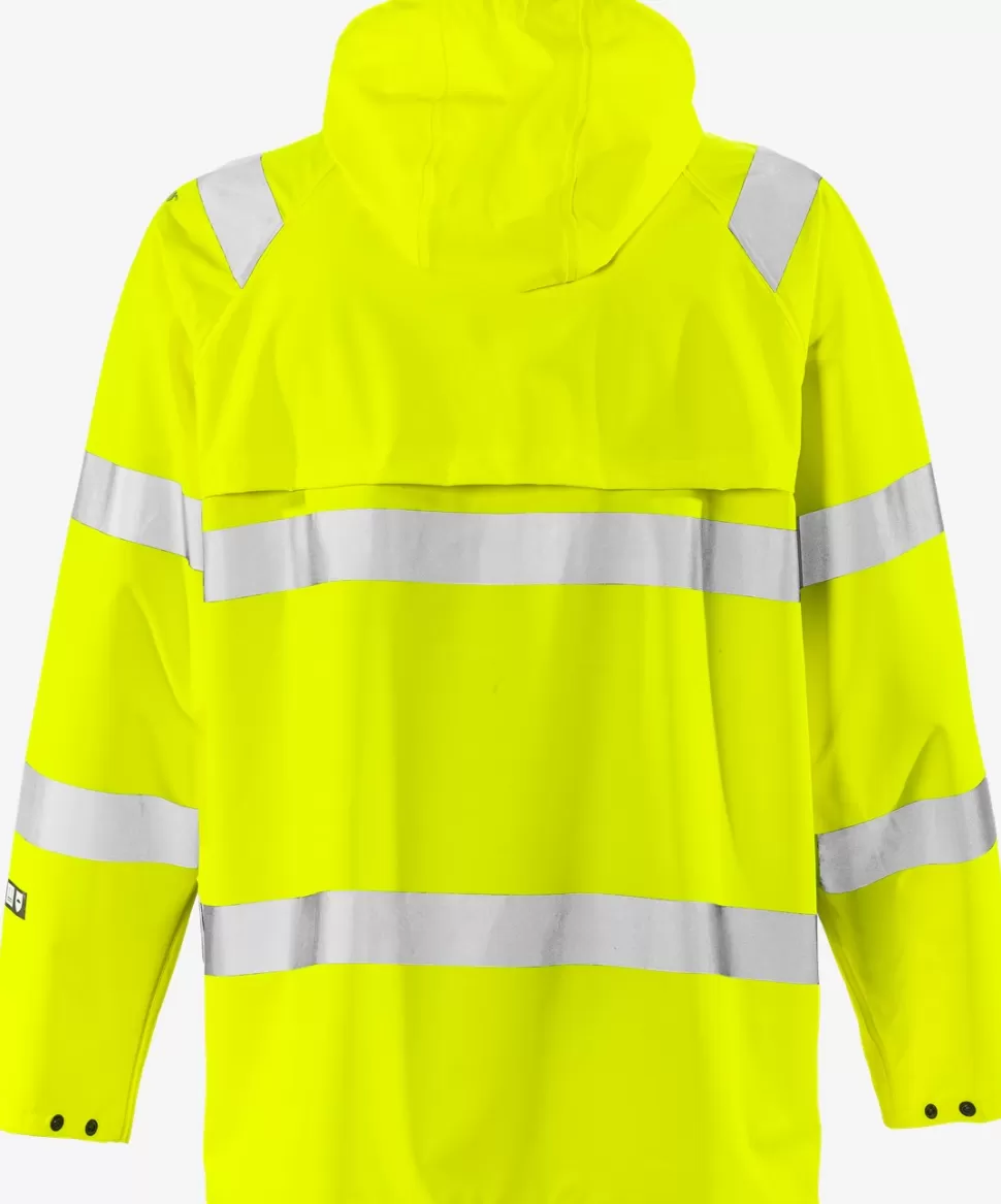 Herren Fristads Arbeitsjacken | Jacken<Flame High Vis Regenjacke Kl. 3 4845 RSHF