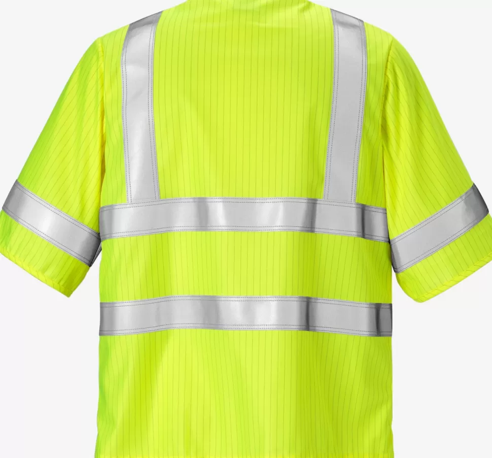 Herren Fristads Arbeitsweste | Westen<Flame High Vis Weste Kl. 3 5023 FHA