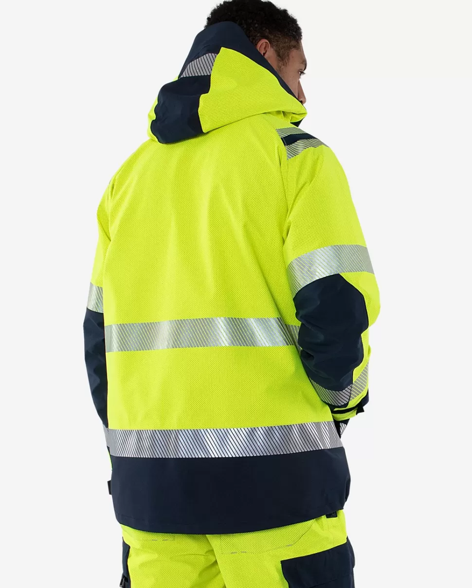Herren Fristads Arbeitsjacken | Jacken<Flamestat High Vis GORE-TEX PYRAD® Jacke Kl.3 4095 GXE