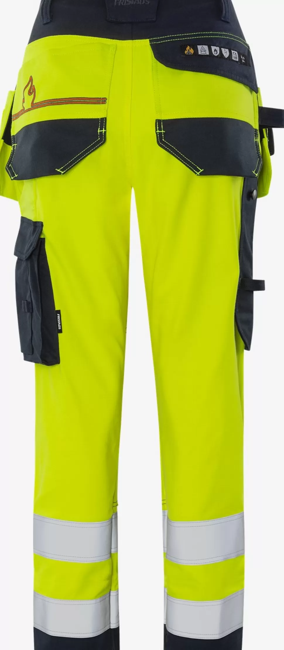 Damen Fristads Arbeitshosen | Flammschutz-Hosen<Flamestat High Vis Handwerker Stretch Hose Kl. 2 Damen 2164 ATHF