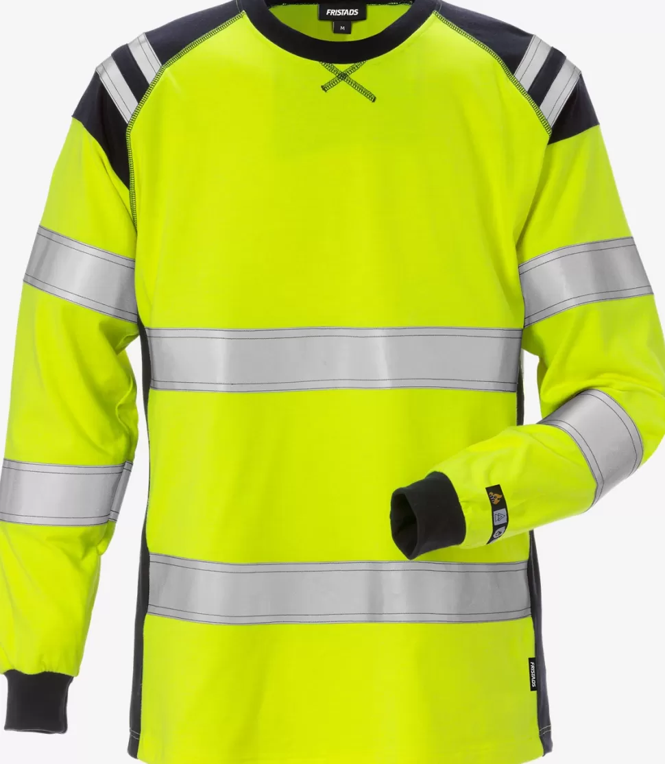 Damen Fristads T-Shirts | T-Shirts<Flamestat High Vis T-Shirt, Langarm, Damen Kl. 3 7097 TFLH