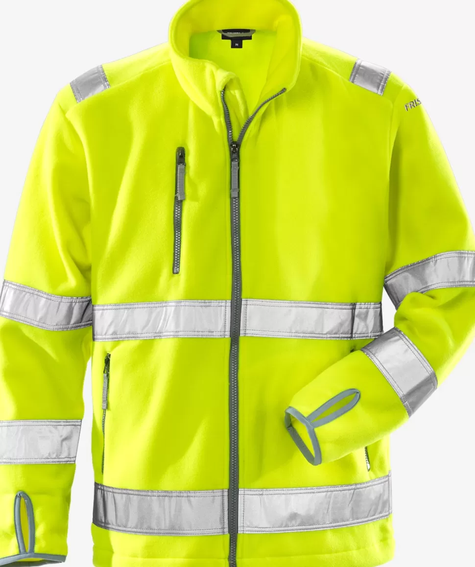 Herren Fristads Arbeitsjacken | Jacken<High Vis Fleecejacke Kl. 3 4400 FE