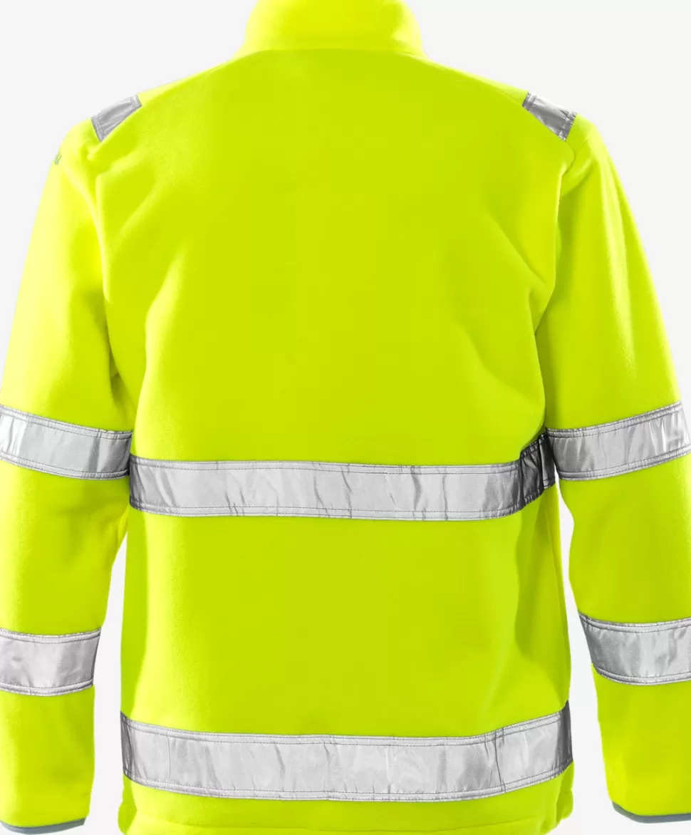 Herren Fristads Arbeitsjacken | Jacken<High Vis Fleecejacke Kl. 3 4400 FE