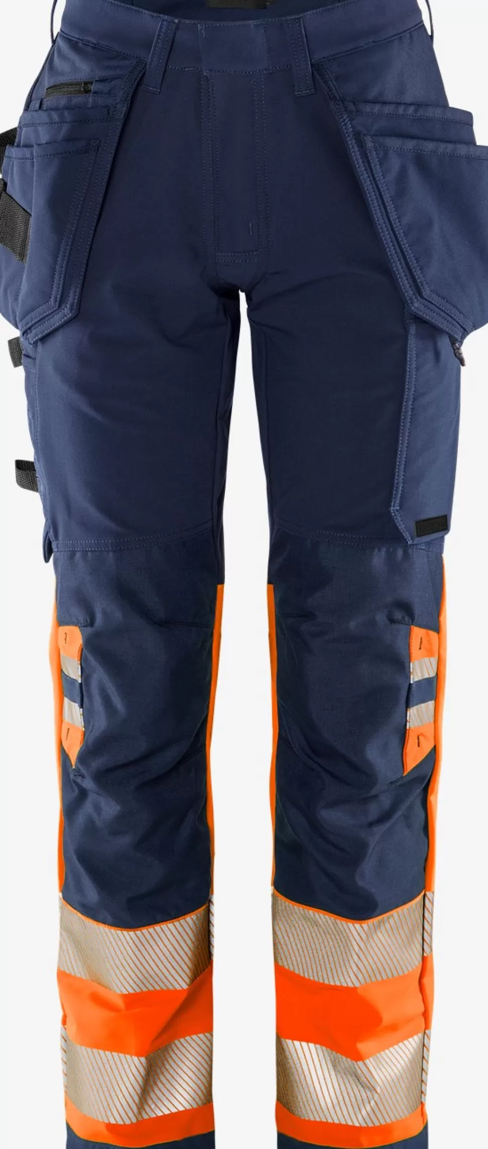 Damen Fristads Arbeitshosen | Warnschutz-Hosen<High Vis Green Handwerker Stretchhose Damen Kl. 1 2663 GSTP