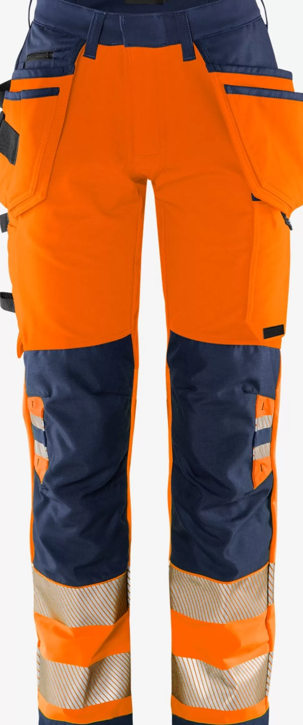 Damen Fristads Arbeitshosen | Warnschutz-Hosen<High Vis Green Handwerker Stretchhose Damen Kl. 2 2664 GSTP