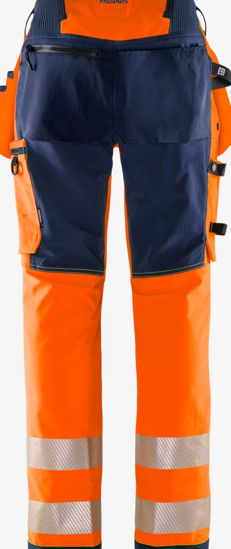 Damen Fristads Arbeitshosen | Warnschutz-Hosen<High Vis Green Handwerker Stretchhose Damen Kl. 2 2664 GSTP
