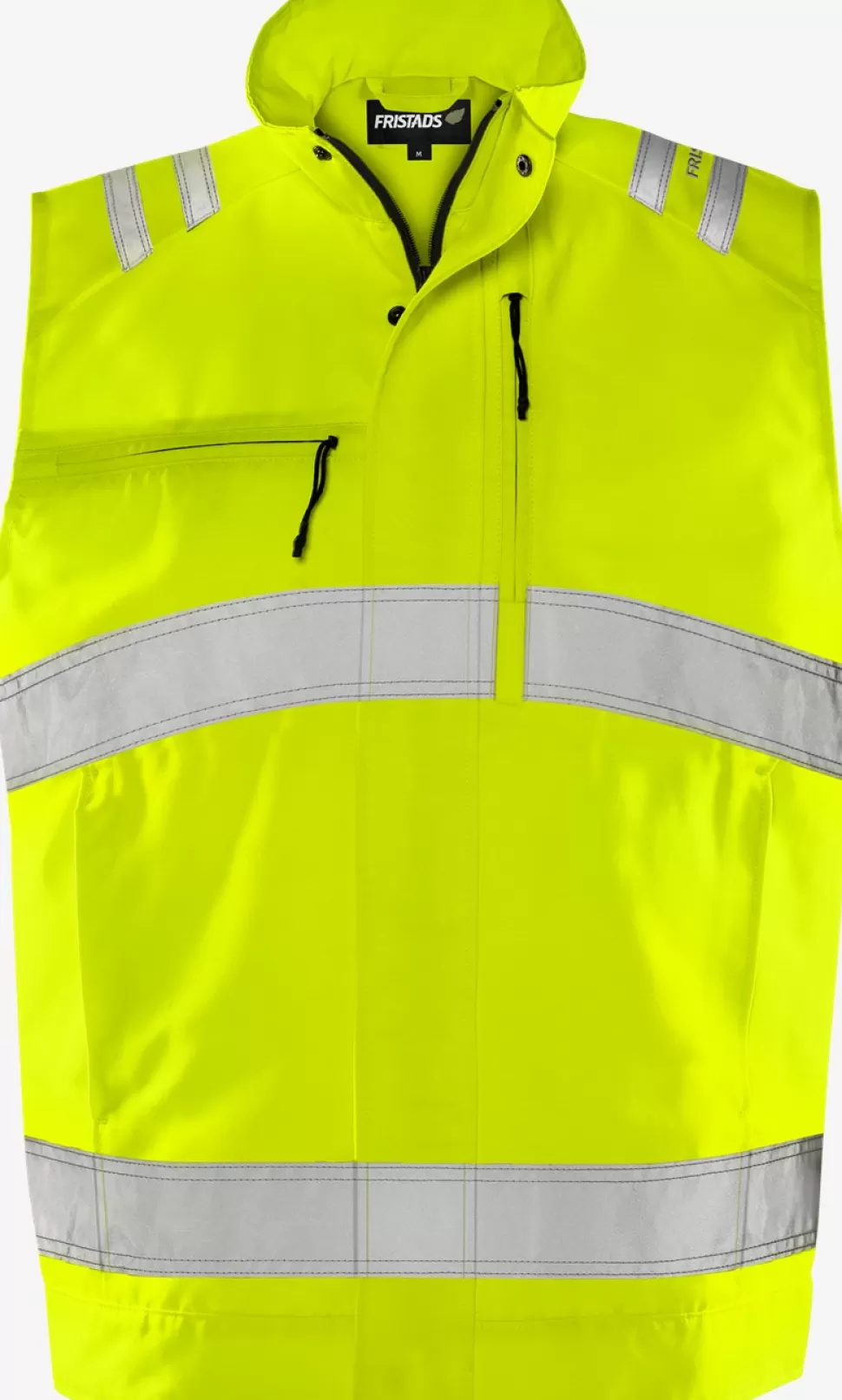 Herren Fristads Arbeitsweste | Westen<High Vis Green Weste Kl. 2 5067 GPLU