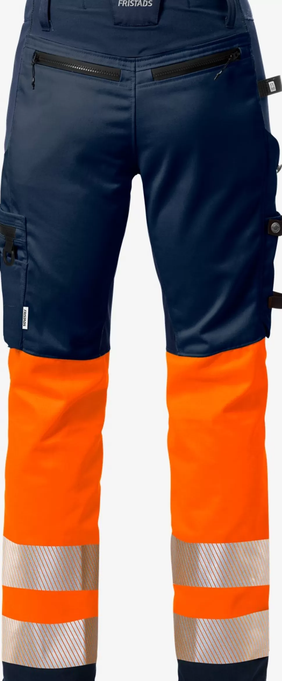 Herren Fristads Arbeitshosen | Warnschutz-Hosen<High Vis Handwerker Stretch-Hose Kl. 1 2706 PLU