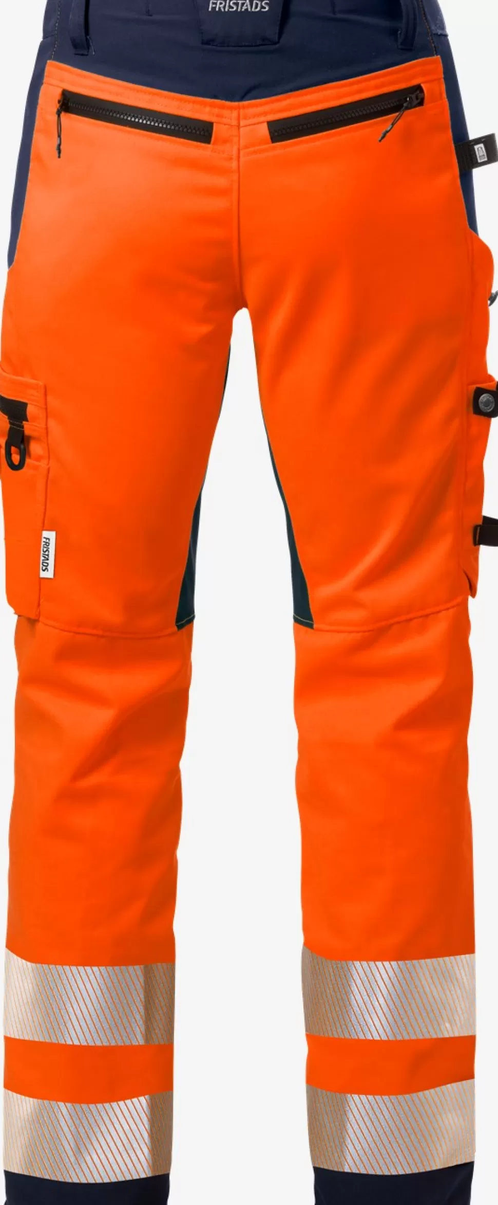 Herren Fristads Arbeitshosen | Warnschutz-Hosen<High Vis Handwerker Stretch-Hose Kl. 2 2707 PLU