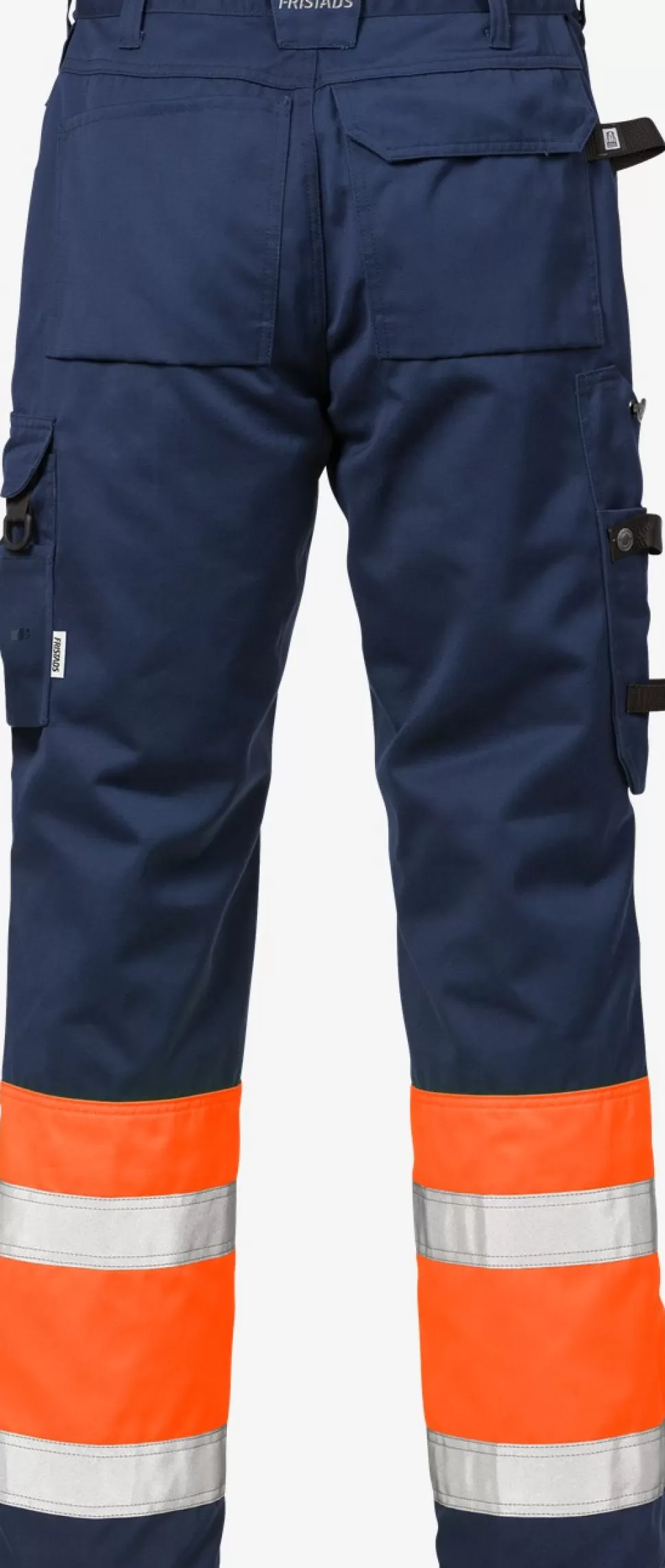 Herren Fristads Arbeitshosen | Warnschutz-Hosen<High Vis Handwerkerhose Kl. 1 2029 PLU