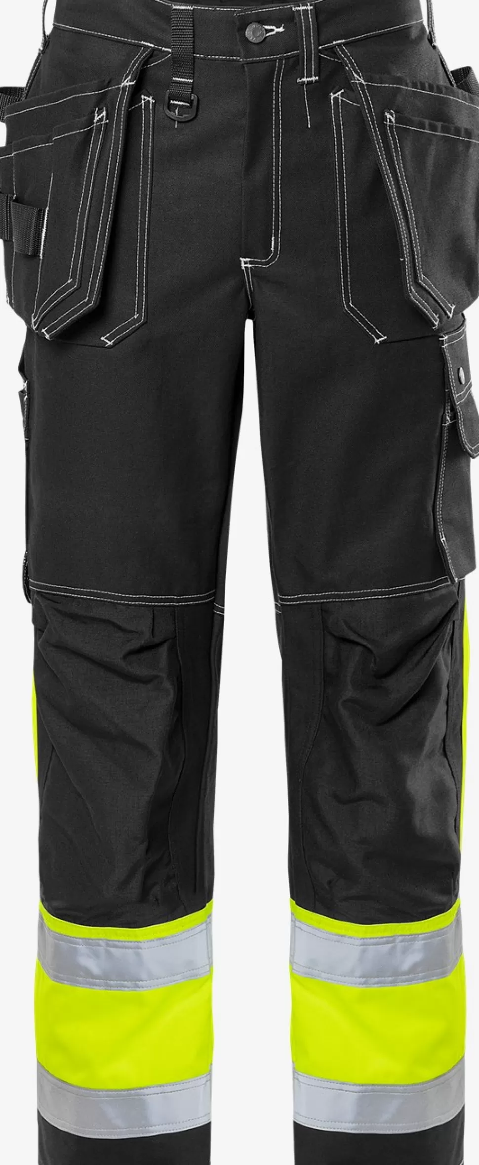 Herren Fristads Arbeitshosen | Warnschutz-Hosen<High Vis Handwerkerhose Kl. 1 247 FAS