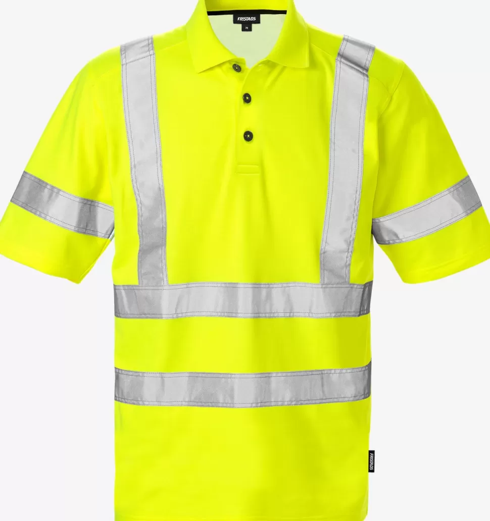 Herren Fristads Poloshirts | Poloshirts<High Vis Poloshirt 7025 Kl. 3 PHV