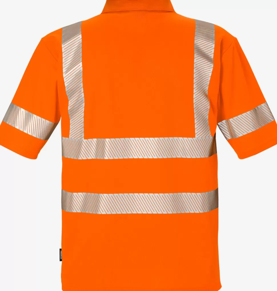 Herren Fristads Poloshirts | Poloshirts<High Vis Poloshirt Kl. 2 7406 GPHV