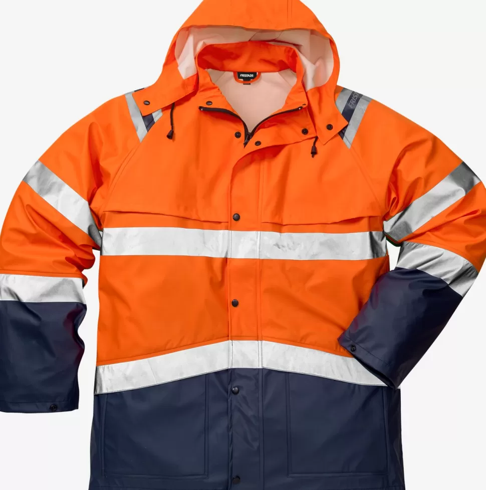 Herren Fristads Arbeitsjacken | Jacken<High Vis Regenjacke Kl. 3 4624 RS