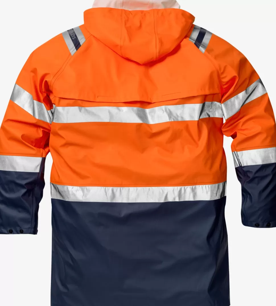 Herren Fristads Arbeitsjacken | Jacken<High Vis Regenmantel Kl. 3 4634 RS
