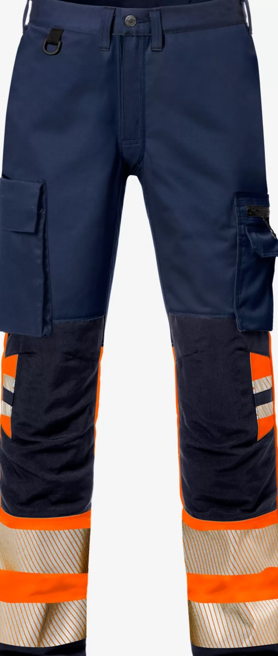 Herren Fristads Arbeitshosen | Warnschutz-Hosen<High Vis Stretch-Hose Kl. 1 2705 PLU