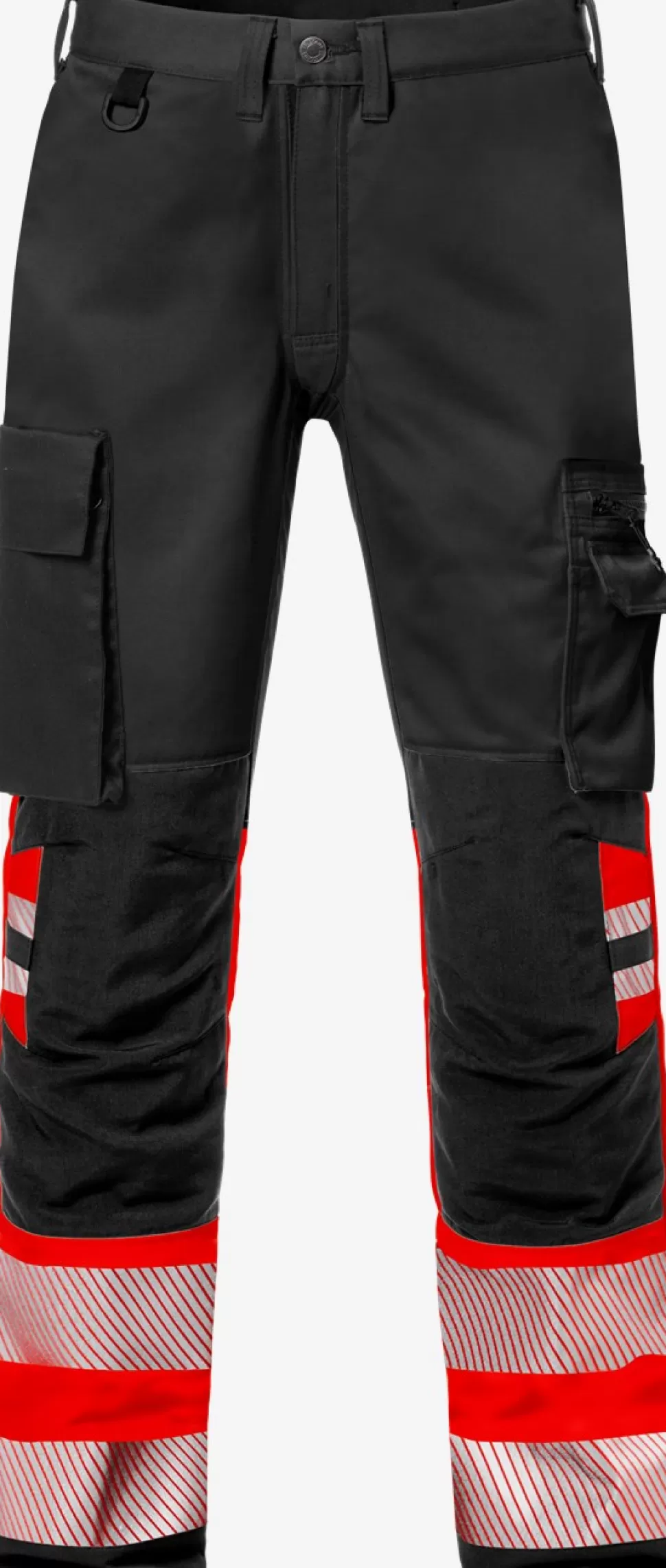 Herren Fristads Arbeitshosen | Warnschutz-Hosen<High Vis Stretch-Hose Kl. 1 2705 PLU