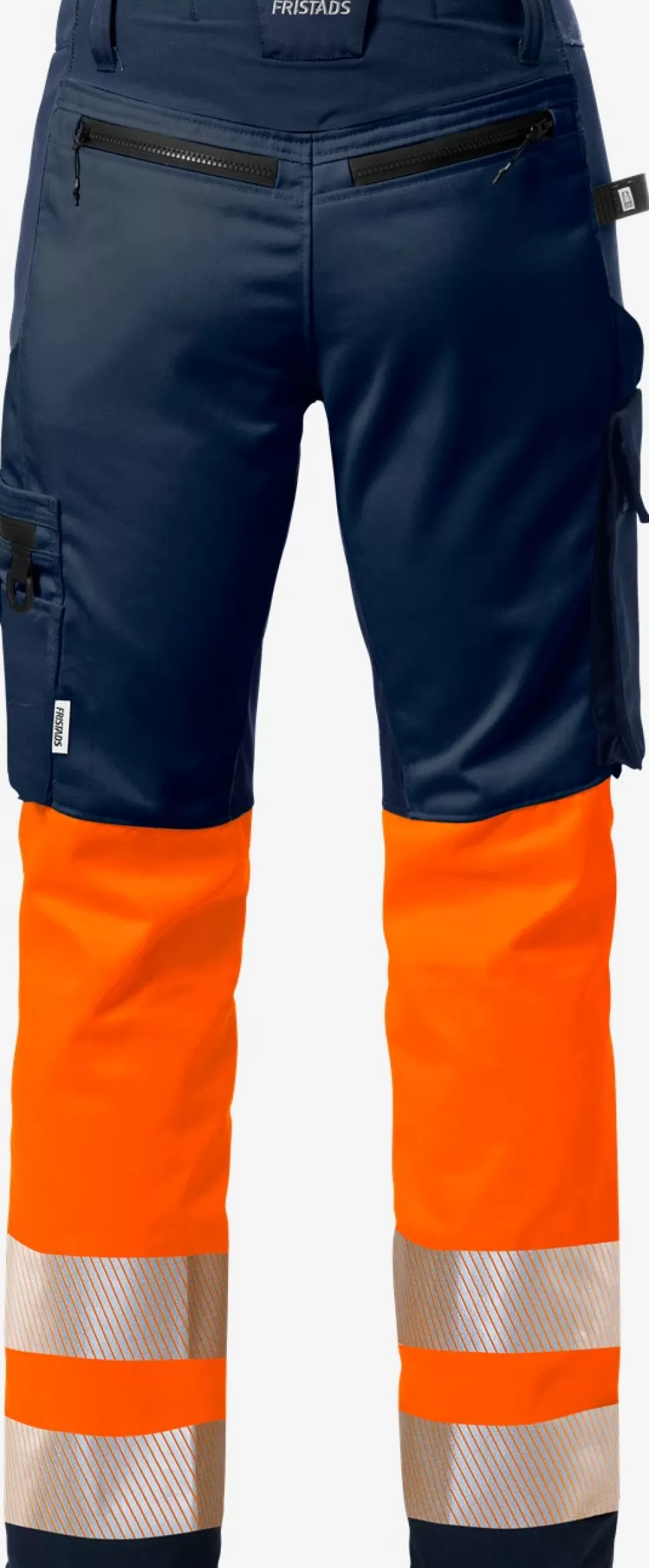 Herren Fristads Arbeitshosen | Warnschutz-Hosen<High Vis Stretch-Hose Kl. 1 2705 PLU