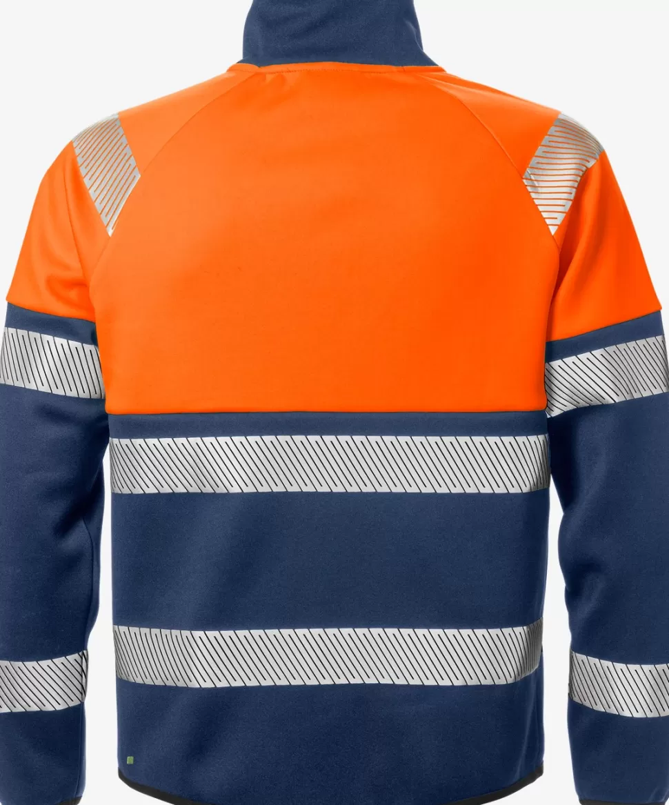 Herren Fristads Arbeitsjacken | Jacken<High Vis Sweatjacke, Kl. 1 4517 SSL