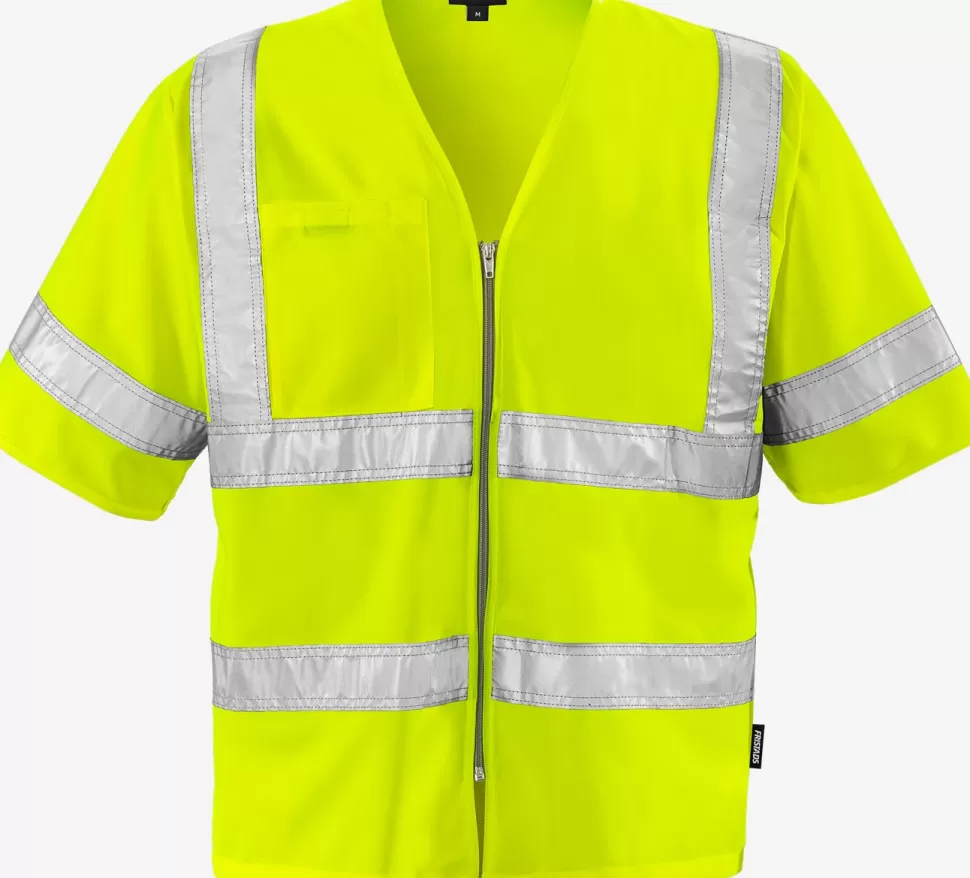 Herren Fristads Arbeitsweste | Westen<High Vis Weste Kl. 3 500 NV